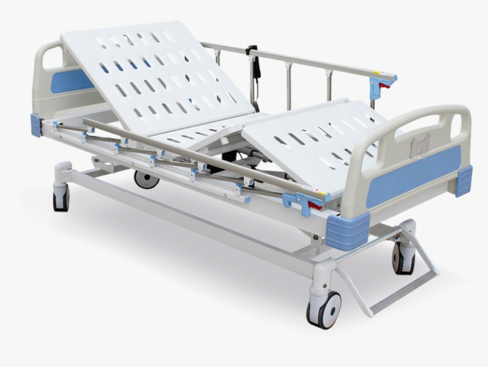 Modern ICU bed in hospital setting